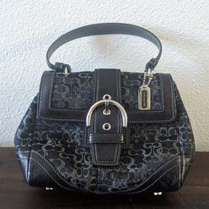 Coach Limited Edition Silver Lurex Madison Evening Bag (H05J-3598)